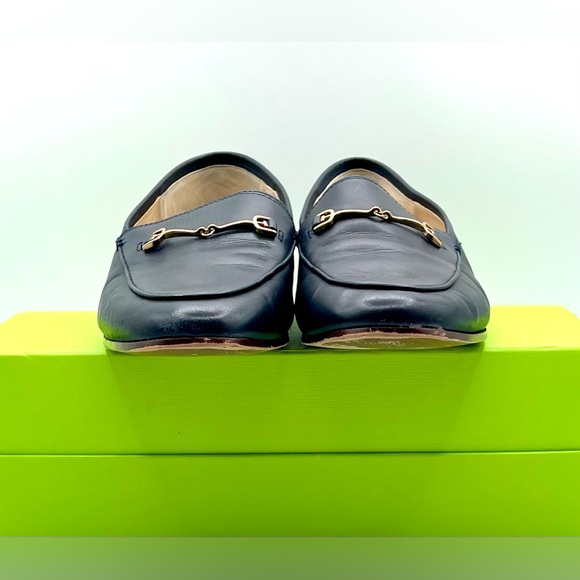 SAM EDELMAN Loraine Leather Loafers. Blue Navy color. Size 10 M - Picture 5 of 8